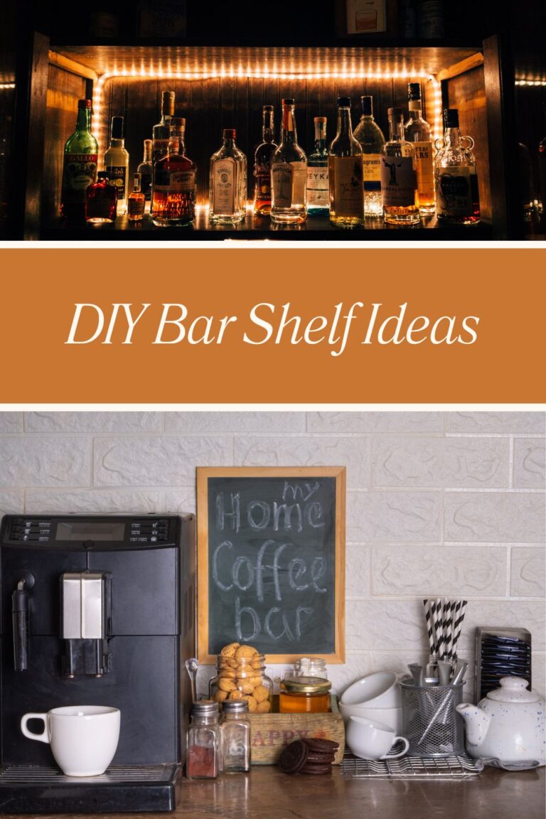 DIY Bar Shelf Ideas: Style and Functionality - Blissful Dwelling