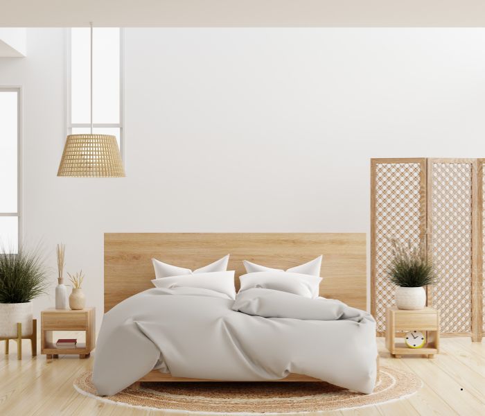 minimalistic bedroom