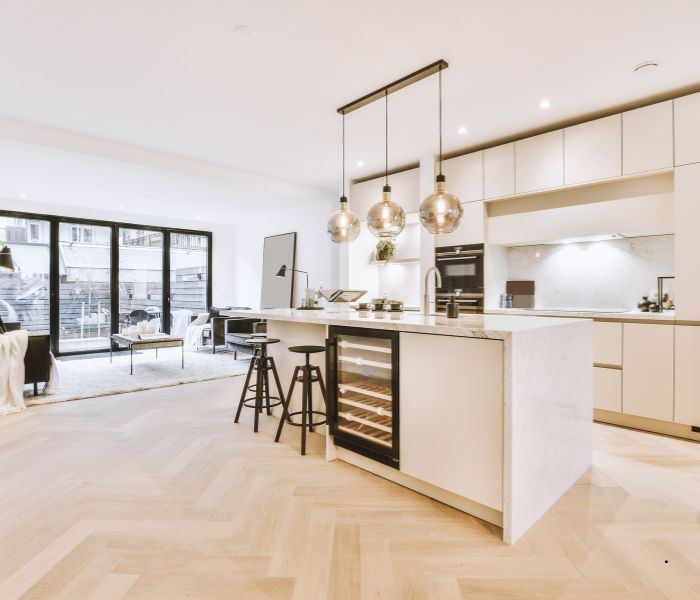 Open-Concept Kitchen Living Room