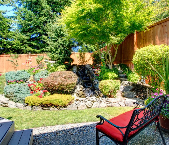 garden waterfall